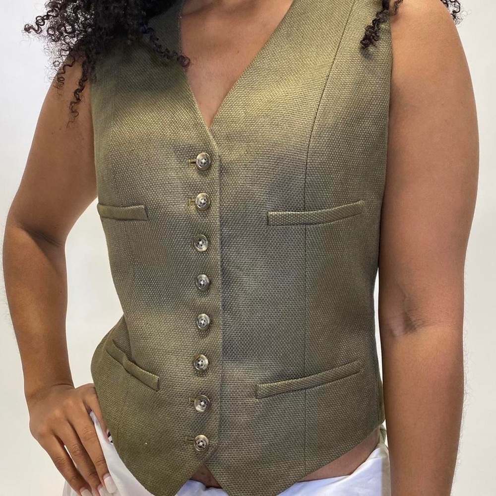 Ralph Lauren linen vest